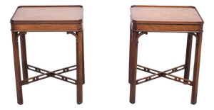 Georgian Revival Mahogany Side Tables by Bevan Funnell, England, 1960s, Set of 2
