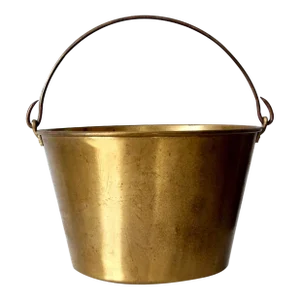 Antique Ansonia Brass Bucket