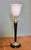 French Art Deco Table Lamp in Black Wood and Silver Metal from Mazda, 1920s For Sale - Image 16 of 16