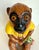 Vintage South American Folk Art Style Monkey Figure With Glass Eyes For Sale - Image 4 of 12