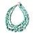 Vintage Jay King Chunky Multi Strand, Turquoise Necklace For Sale
