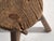 Brown Vintage Primitive Stool, 1920 For Sale - Image 8 of 9