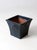 Art Deco Vintage Art Deco Blue Planter For Sale - Image 3 of 13