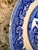 Ceramic A Pair of Antique Ironstone Warranted Staffordshire Adams & Co. Blue Willow Pattern Plates. For Sale - Image 7 of 9