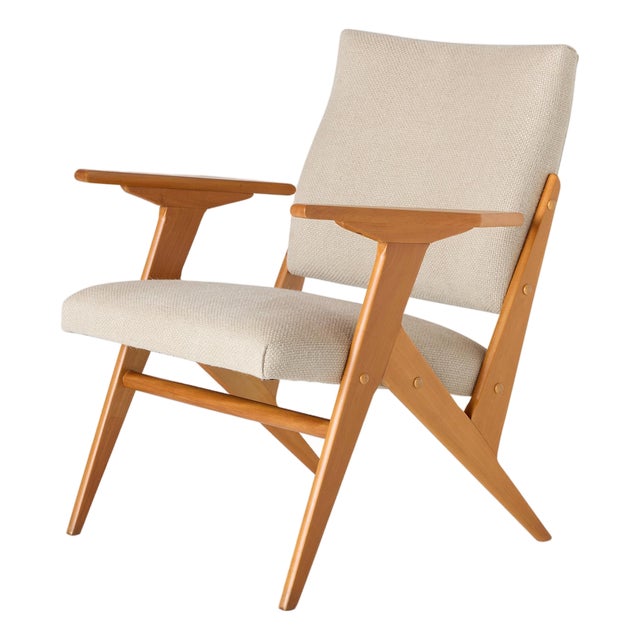 1950s solid caviúna wood Armchair Attributed to José Zanine Caldas for Móveis Artísticos Z For Sale