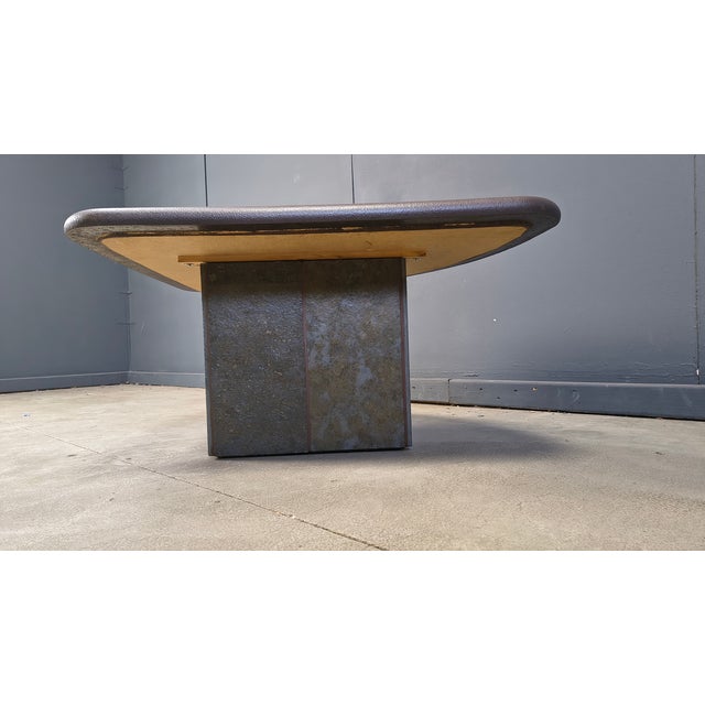 1970s Triangular Coffee Table attributed to Paul Kingma, 1980s For Sale - Image 5 of 18