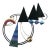 Curtis Jere Abstract Metal Wall Hanging Sculpture For Sale