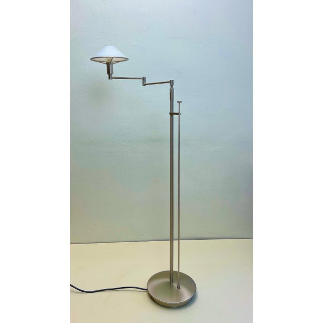 Adjustable Floor Lamp with Swing Arm from Holtkotter, 1970s For Sale - Image 9 of 17