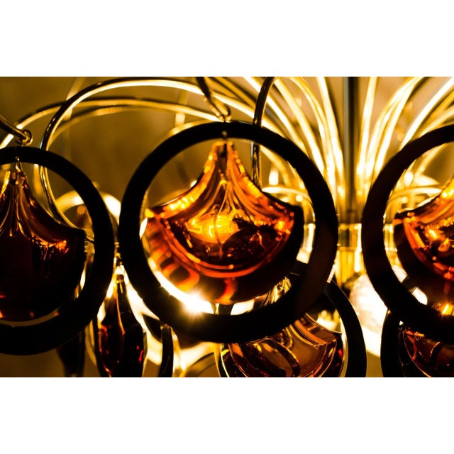 Italian Chandelier, 1960s For Sale - Image 4 of 8