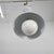 Metal White enameled metal space age pendant light For Sale - Image 7 of 8
