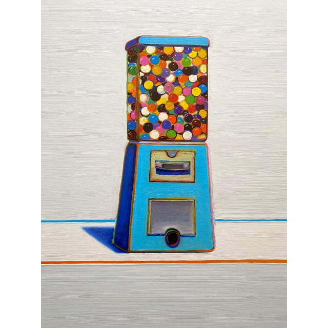 2010s Wayne Thiebaud Offset Lithograph Print Framed Pop Art Poster " Blue Vendor " 1963 For Sale - Image 5 of 13