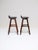 Black OD61 Bar Stools by Erik Buch for Oddense Maskinsnedkeri, 1960s, Set of 2 For Sale - Image 8 of 15