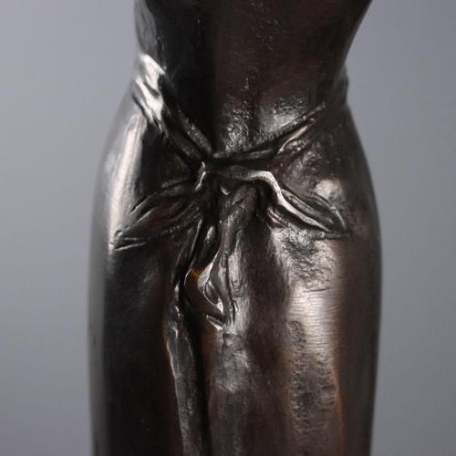 Bronze Girl Figurine by Paul Troubetzkoy For Sale - Image 6 of 9