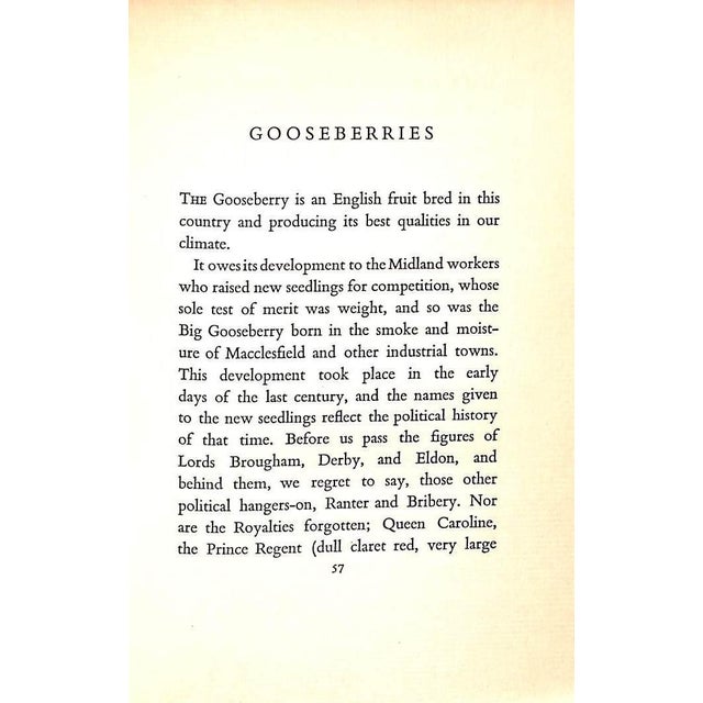 Paper "The Anatomy of Dessert With a Few Notes on Wine" 1933 Bunyard, Edward A. For Sale - Image 7 of 9