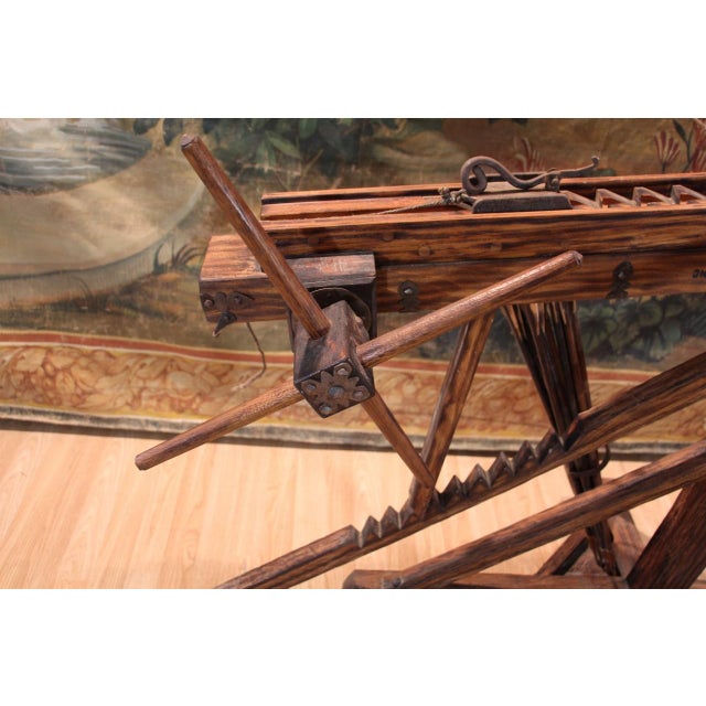 1930s Wooden Rack-and-Pinion Ballista with Arrows, 1930s For Sale - Image 5 of 11
