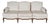 Mid 20th Century Louis XV Style Carved Walnut Sofa with Cream Damask Upholstery For Sale