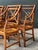 Vintage McGuire Target Back Rattan Dining Chairs - Set of 6 For Sale - Image 12 of 18