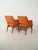 Orange Oslosund Armchairs from Kinnarps, 1950s, Set of 2 For Sale - Image 4 of 11