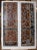 Pair of Early 20th Century Leaded and Textured Glass Cabinet Doors / Windows For Sale - Image 9 of 11