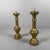 Copper Japanese Buddhist Altar Candlesticks, 1980, Set of 2 For Sale - Image 8 of 12