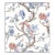 Sample - The House of Scalamandre Andrew Jackson Floral Wallcovering, Riviera For Sale