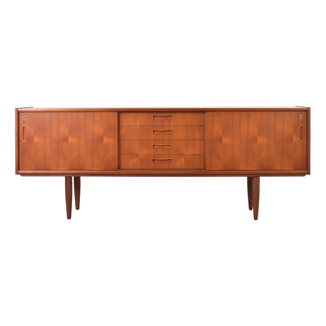 Mid-Century Modern Danish Teak Sideboard, 1960s For Sale