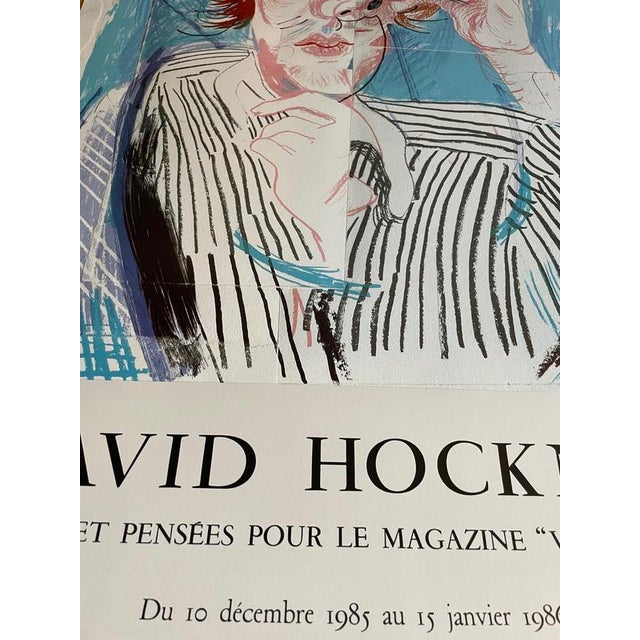 David Hckney, Images and Thoughts for Vogue Magazine, 1985, Paper For Sale - Image 3 of 5