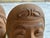 Vintage Japanese Kyogen Masks in Hand-Carved Wood, 1950s, Set of 2 For Sale - Image 10 of 15
