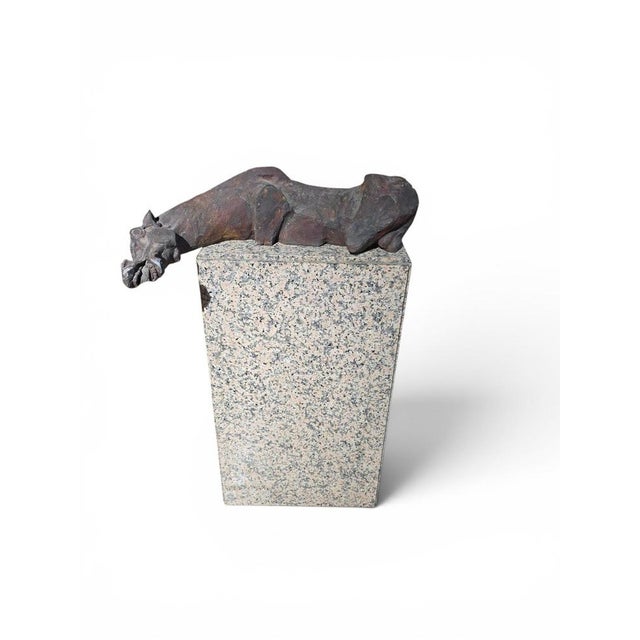 Magnificent terracotta sculpture of a Greek horse by the Italian sculptor Alfredo Lanz, created during the 1950s and...