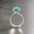 Natural Emerald Diamond Ring 6.5 14k WG 4.62 TCW Certified For Sale - Image 18 of 18