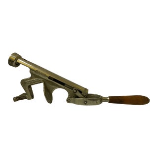 Vintage Bar-Mount Wine Bottle Corkscrew by Rapid Swiss, 1970s For Sale