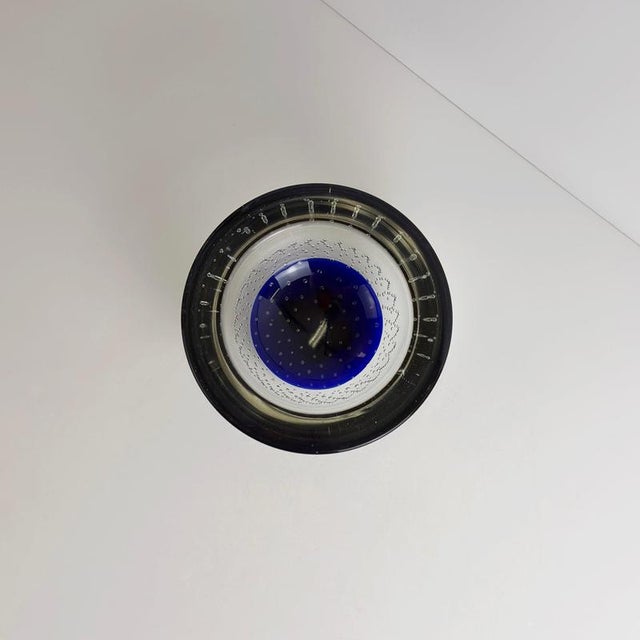 1960s Murano Sommerso Glass Bowl in Blue Bullicante by Galliano Ferro, 1960s For Sale - Image 5 of 11
