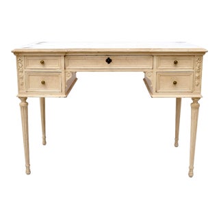French 1920s Louis XVI-Style Painted Desk For Sale