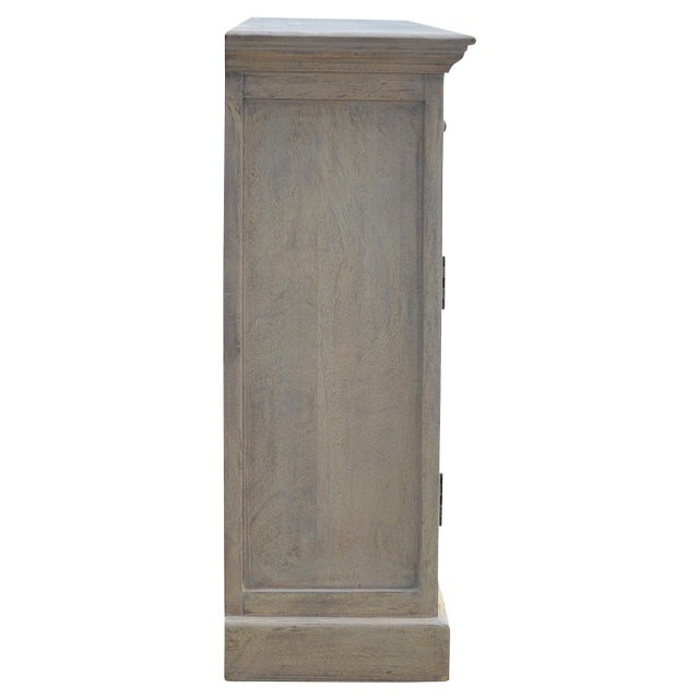 Brown Weathered Glazed Buffet With Ample Storage For Sale - Image 8 of 8