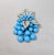 Miriam Haskell Vintage Wwi Era Verified Miriam Haskell Book Piece Faux-Turquoise Beaded Dress Clip For Sale - Image 4 of 11