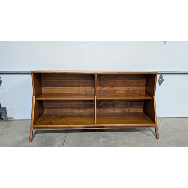 1960s Kipp Stewart & Stewart McDougall for Drexel Declaration Walnut Bookcase For Sale In South Bend - Image 6 of 11