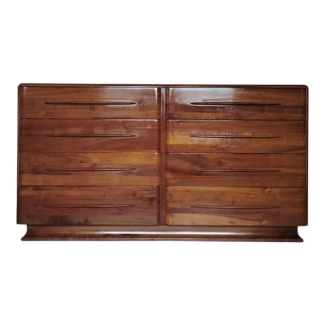 Carl Bissman Danish MidCentury Modern Solid Walnut Headboard Chairish