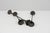 Brown Vintage Candlesticks by Christian De Beaumont, 1980, Set of 3 For Sale - Image 8 of 9