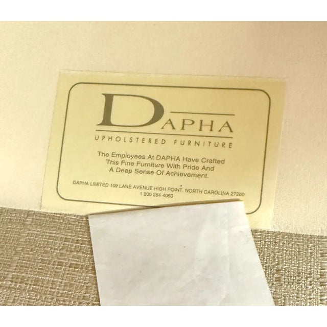 Dapha by Baker Custom Made 3 Cushion Sofa 85" Long For Sale - Image 13 of 13