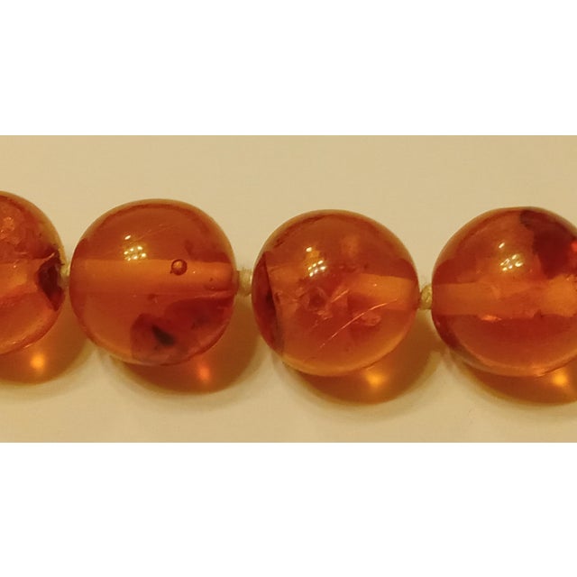 Mid-Century Baltic Amber Necklace For Sale - Image 9 of 12