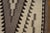1940s 1940s Ivory Gray Geometric Antique American Navajo Rug 4'6" X 7'4" Flatweave Wool Carpet For Sale - Image 5 of 6