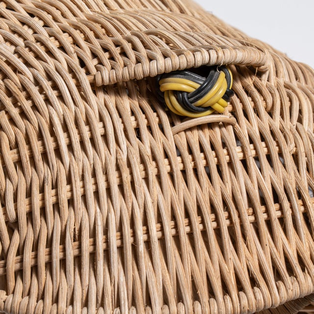 1970s France Tan Wicker Sculpture For Sale In Greensboro - Image 6 of 15