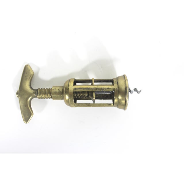 Metal Vintage Brass Corkscrew, Wine Opener, Bar Tool, Screw Pull, Wine Key, Solid Brass, Bar Cart Styling, Gift for Him, Wine Lover For Sale - Image 7 of 11