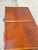 Wood Mid Century Walnut Bar Cabinet With Sliding Top Extension and Cane Doors For Sale - Image 7 of 12