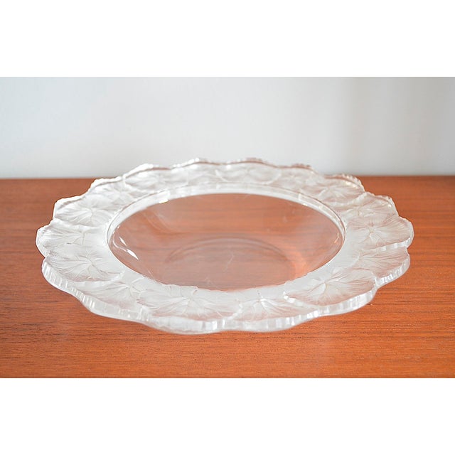 Vintage Glass Bowl by Rene Lalique, 1960s For Sale - Image 8 of 9