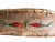 Brown Canoe Model With Needlework Vintage For Sale - Image 8 of 10