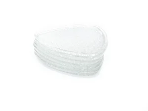 Vintage Mid-Century Indiana Glass Triangle Daisy and Button Glass Luncheon Plates - Set of 6
