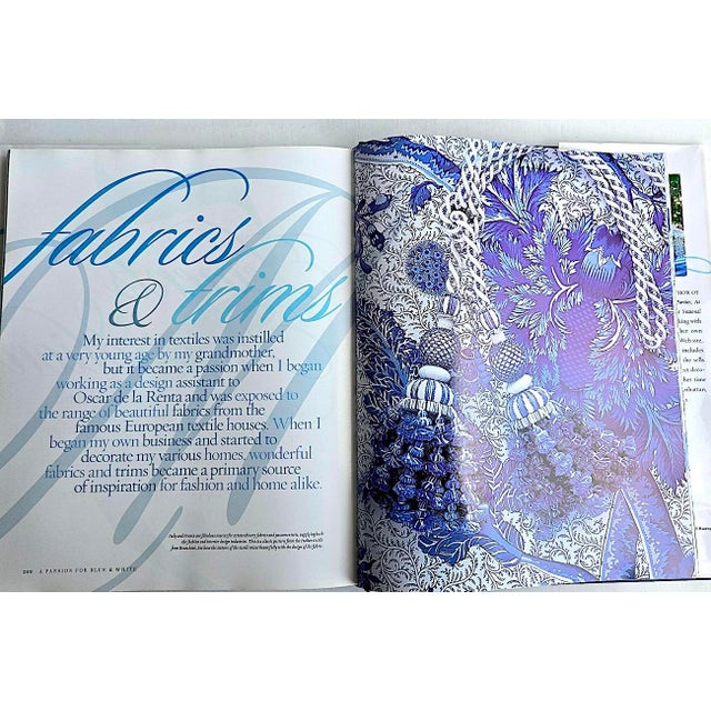 Blue 2008 1st Edition, "A Passion for Blue and White", by Carolyne Roehm For Sale - Image 8 of 18