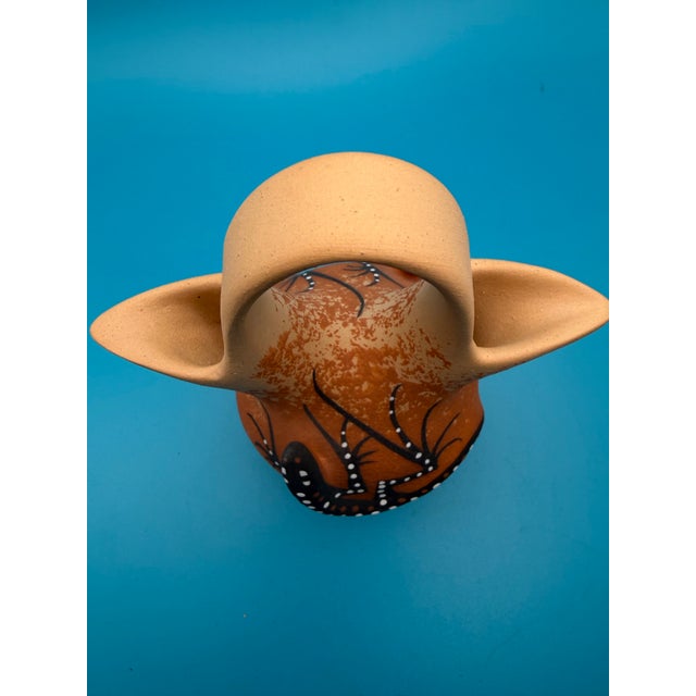 1990s Handmade Signed Zuni Pueblo Wedding Vase For Sale In San Francisco - Image 6 of 7