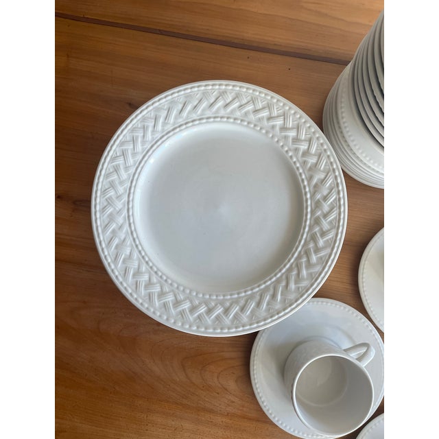 Vintage Farberware Trellis Dinnerware Set - Rare in Large Quantities and Discontinued - 44 Piece For Sale - Image 4 of 12